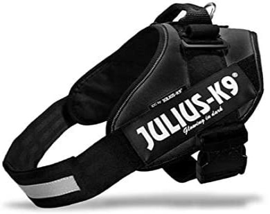 Meilleur harnais anti-traction JULIUS pour chien modèle K9 coloris noir, rouge, orange, rose, violet ou jaune, pour se balader et sorties TOP3