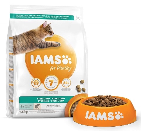 Croquettes pour chat stérilisé IAMS pas cher