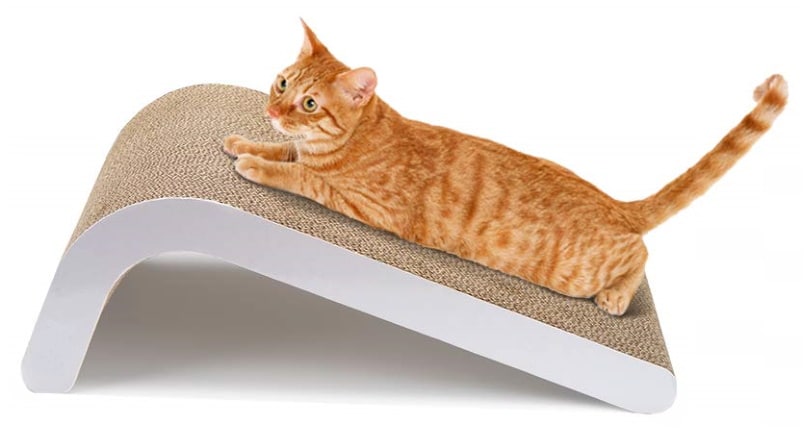 Griffoir Interactif Twistou Pour Chat – Forme Modulable, Pliable, Résistant Aux Griffes, Espace Repos Intégré