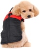 Vêtement chien petite taille couleur rouge, rose, vert, ou bleu, imperméable pluie d'hiver, rembourré pour tenir chaud animal, comme chiot à promener